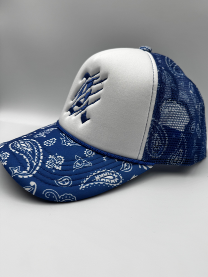 Ascension Blue Bandana Trucker Hat