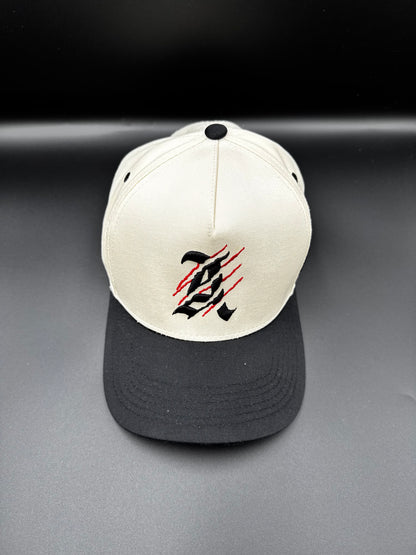 Ascension 555 Snapback – Cream & Black