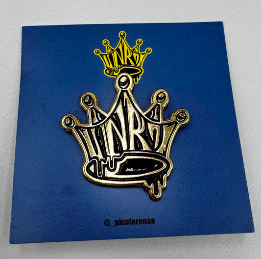 PinStop x Nicole Renae Collab – Crown Logo Pin