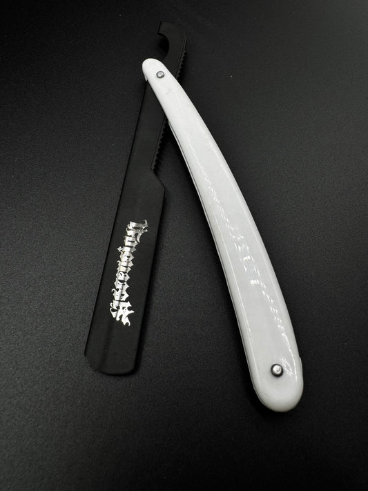 Ascension Turkish Straight Razor – White Handle Edition